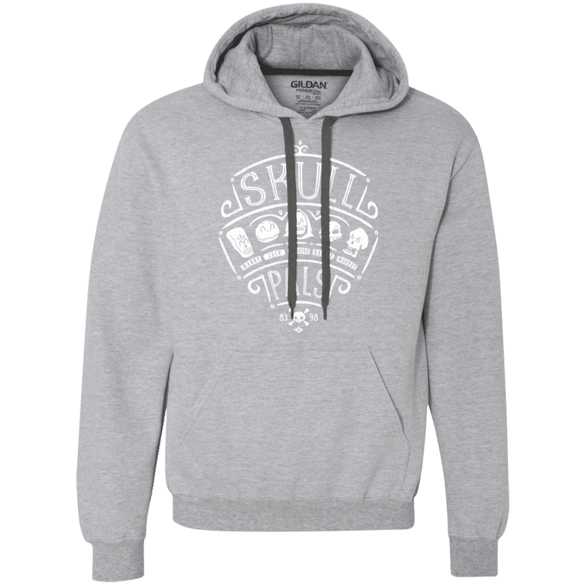 Sweatshirts Sport Grey / S Skull Pals Premium Fleece Hoodie