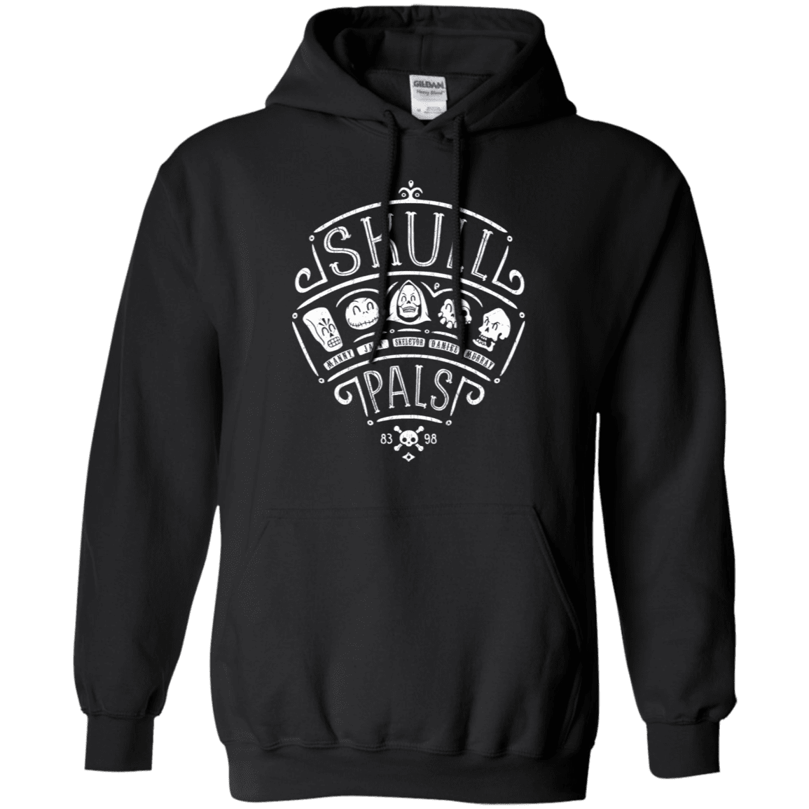 Sweatshirts Black / S Skull Pals Pullover Hoodie