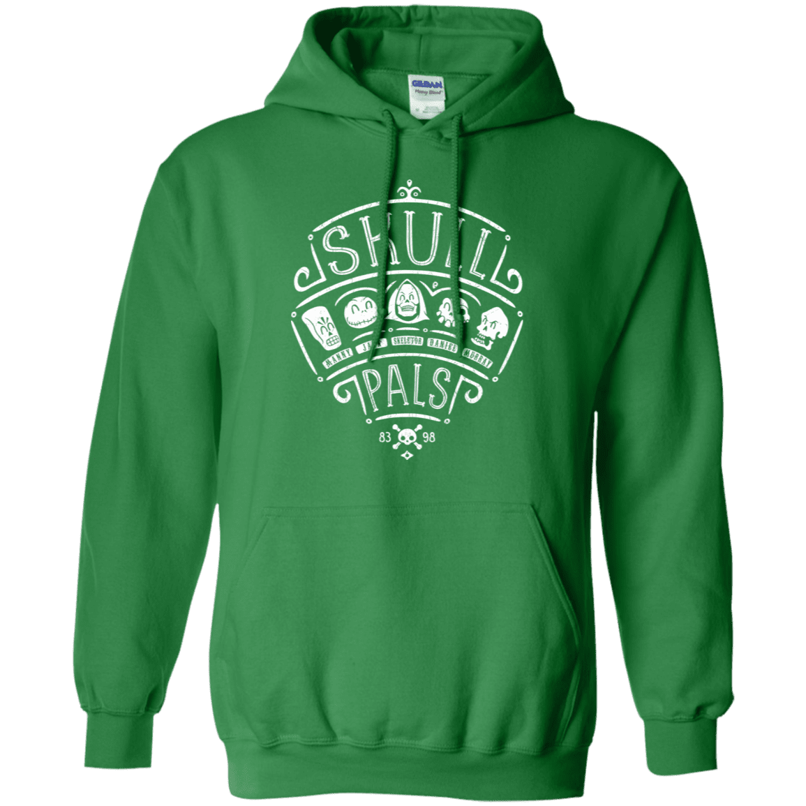 Sweatshirts Irish Green / S Skull Pals Pullover Hoodie