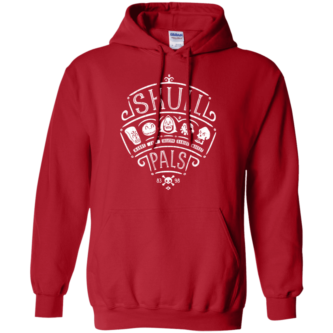 Sweatshirts Red / S Skull Pals Pullover Hoodie