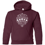 Sweatshirts Maroon / YS Skull Pals Youth Hoodie