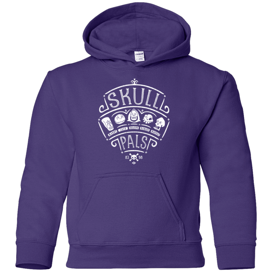 Sweatshirts Purple / YS Skull Pals Youth Hoodie