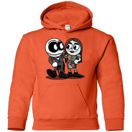 Sweatshirts Orange / YS Skullhead Youth Hoodie