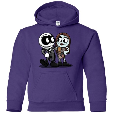 Sweatshirts Purple / YS Skullhead Youth Hoodie