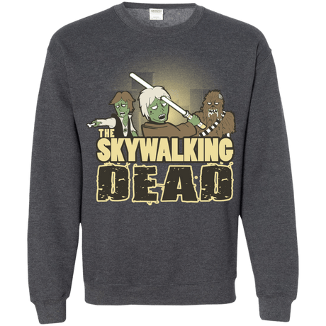 Sweatshirts Dark Heather / Small Skywalking Dead Crewneck Sweatshirt