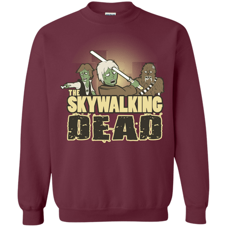Sweatshirts Maroon / Small Skywalking Dead Crewneck Sweatshirt