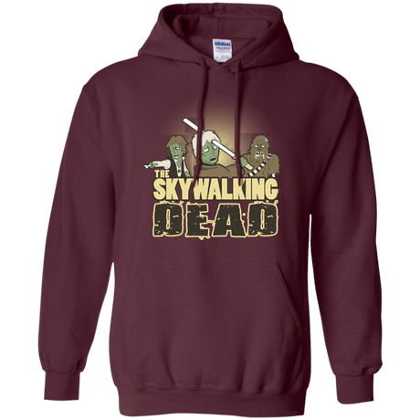 Sweatshirts Maroon / Small Skywalking Dead Pullover Hoodie