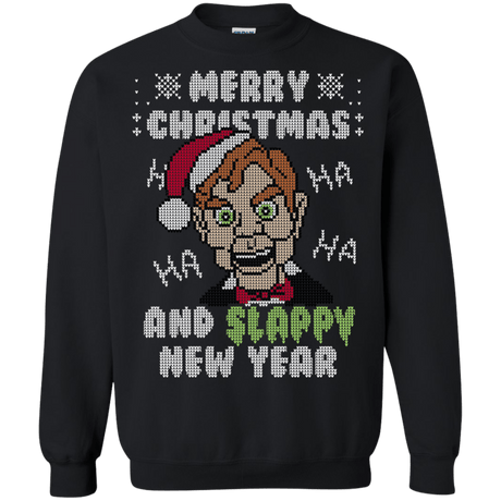 Sweatshirts Black / S Slappy New Year Crewneck Sweatshirt