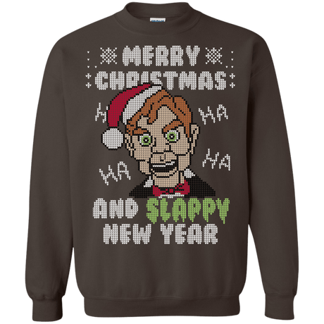 Sweatshirts Dark Chocolate / S Slappy New Year Crewneck Sweatshirt