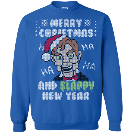 Sweatshirts Royal / S Slappy New Year Crewneck Sweatshirt
