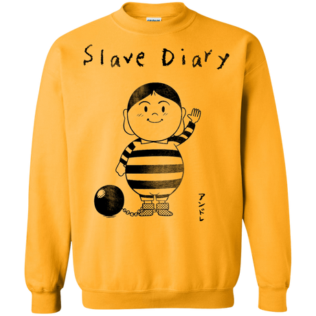 Sweatshirts Gold / S Slave Diary Crewneck Sweatshirt