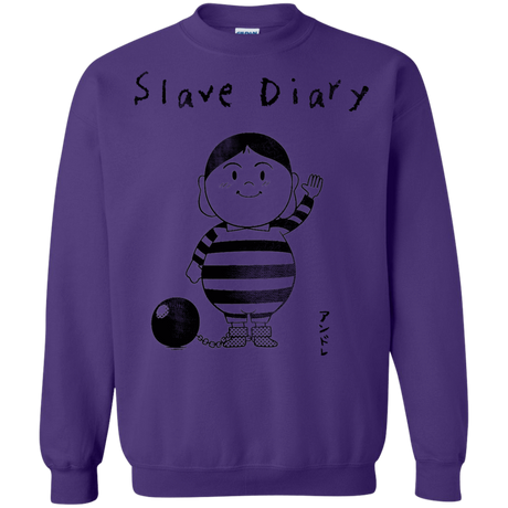 Sweatshirts Purple / S Slave Diary Crewneck Sweatshirt
