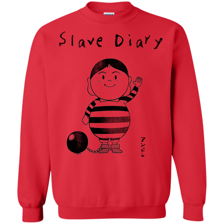 Sweatshirts Red / S Slave Diary Crewneck Sweatshirt