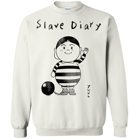 Sweatshirts White / S Slave Diary Crewneck Sweatshirt