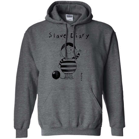 Sweatshirts Dark Heather / S Slave Diary Pullover Hoodie