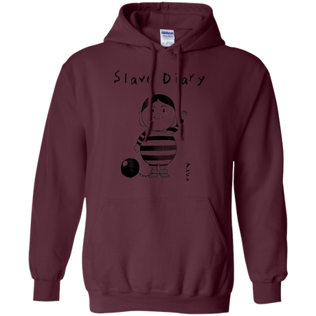 Sweatshirts Maroon / S Slave Diary Pullover Hoodie