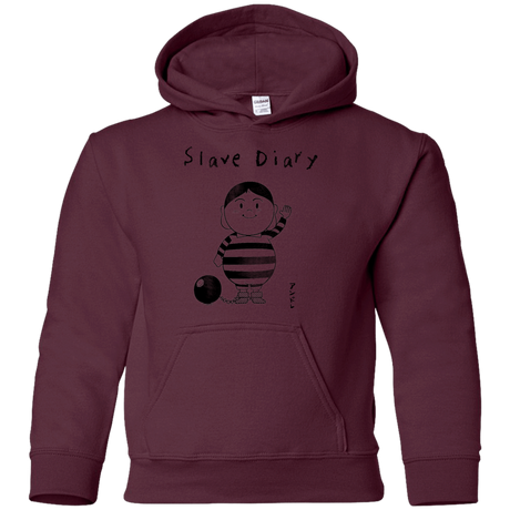 Sweatshirts Maroon / YS Slave Diary Youth Hoodie