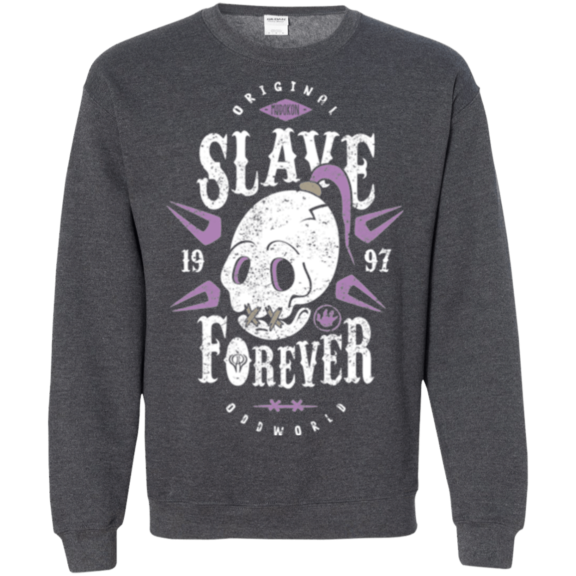 Sweatshirts Dark Heather / Small Slave Forever Crewneck Sweatshirt