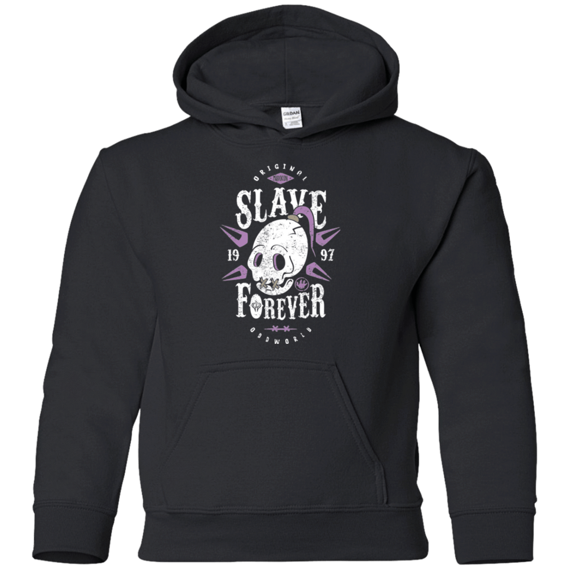 Sweatshirts Black / YS Slave Forever Youth Hoodie