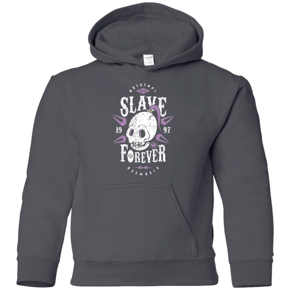 Sweatshirts Charcoal / YS Slave Forever Youth Hoodie