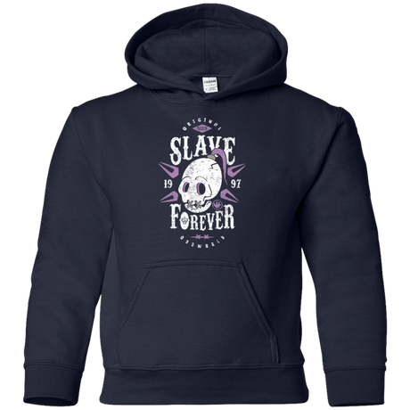 Sweatshirts Navy / YS Slave Forever Youth Hoodie