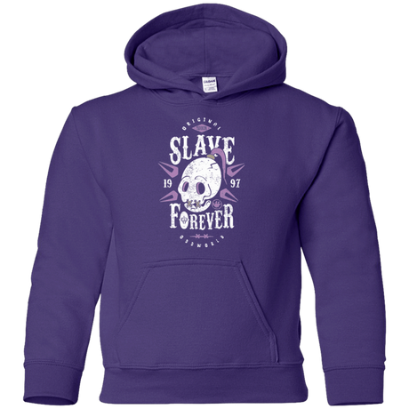 Sweatshirts Purple / YS Slave Forever Youth Hoodie