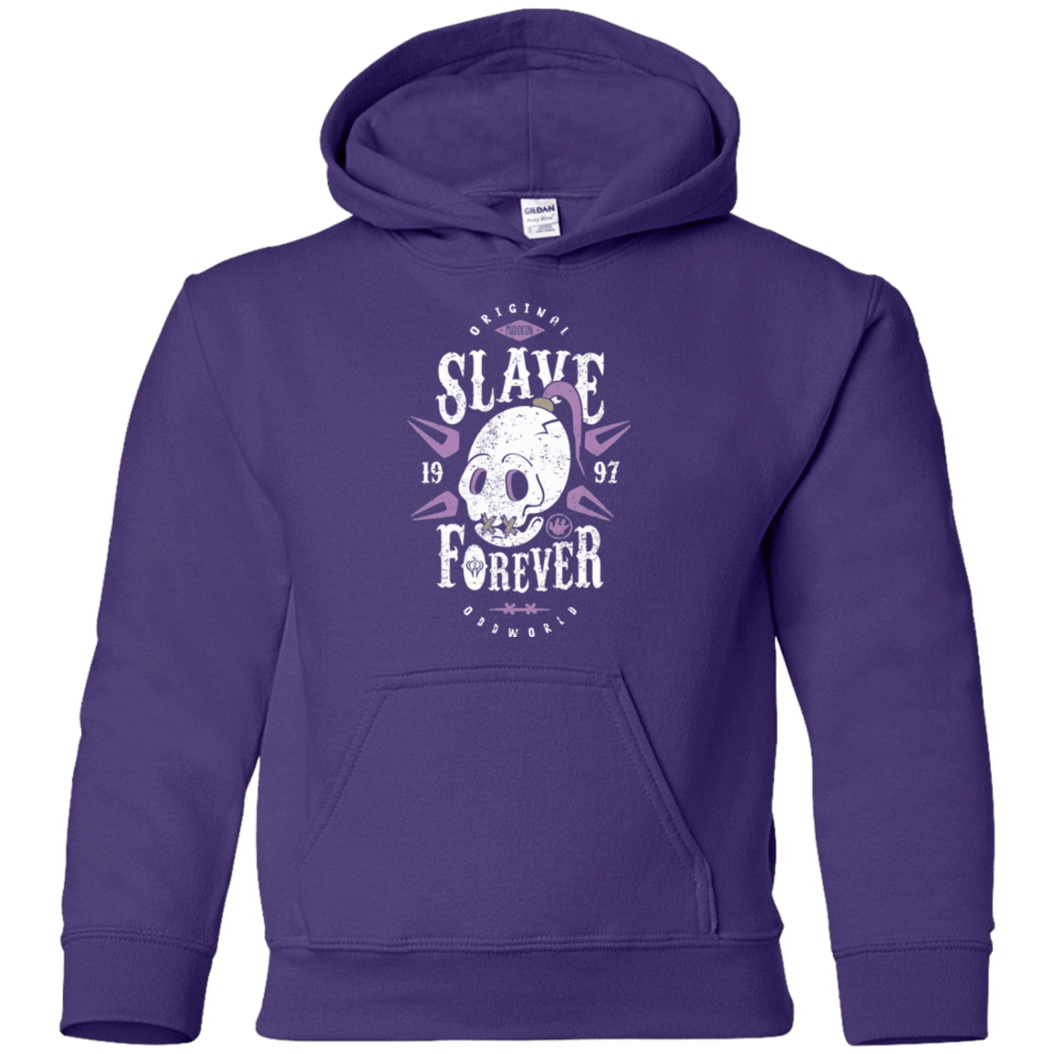 Sweatshirts Purple / YS Slave Forever Youth Hoodie