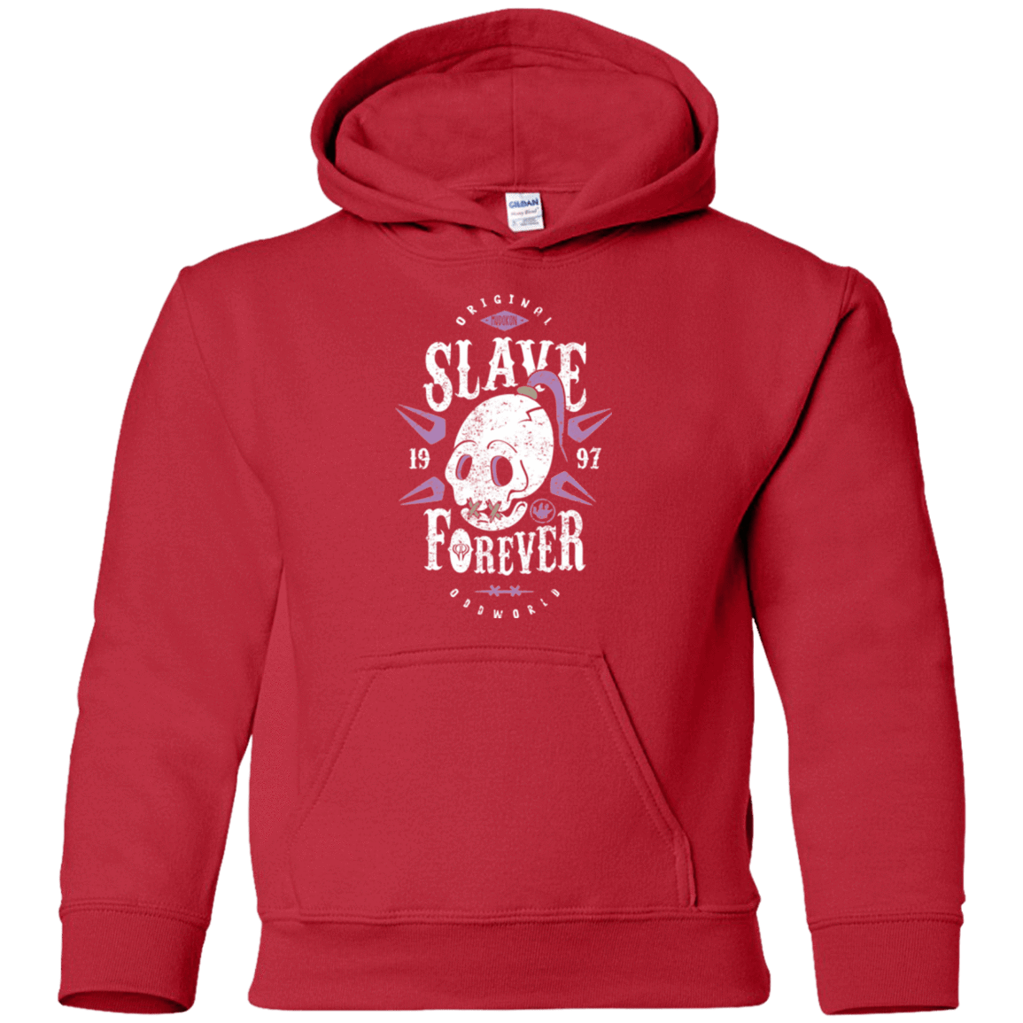 Sweatshirts Red / YS Slave Forever Youth Hoodie