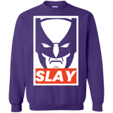 Sweatshirts Purple / S SLAY Crewneck Sweatshirt
