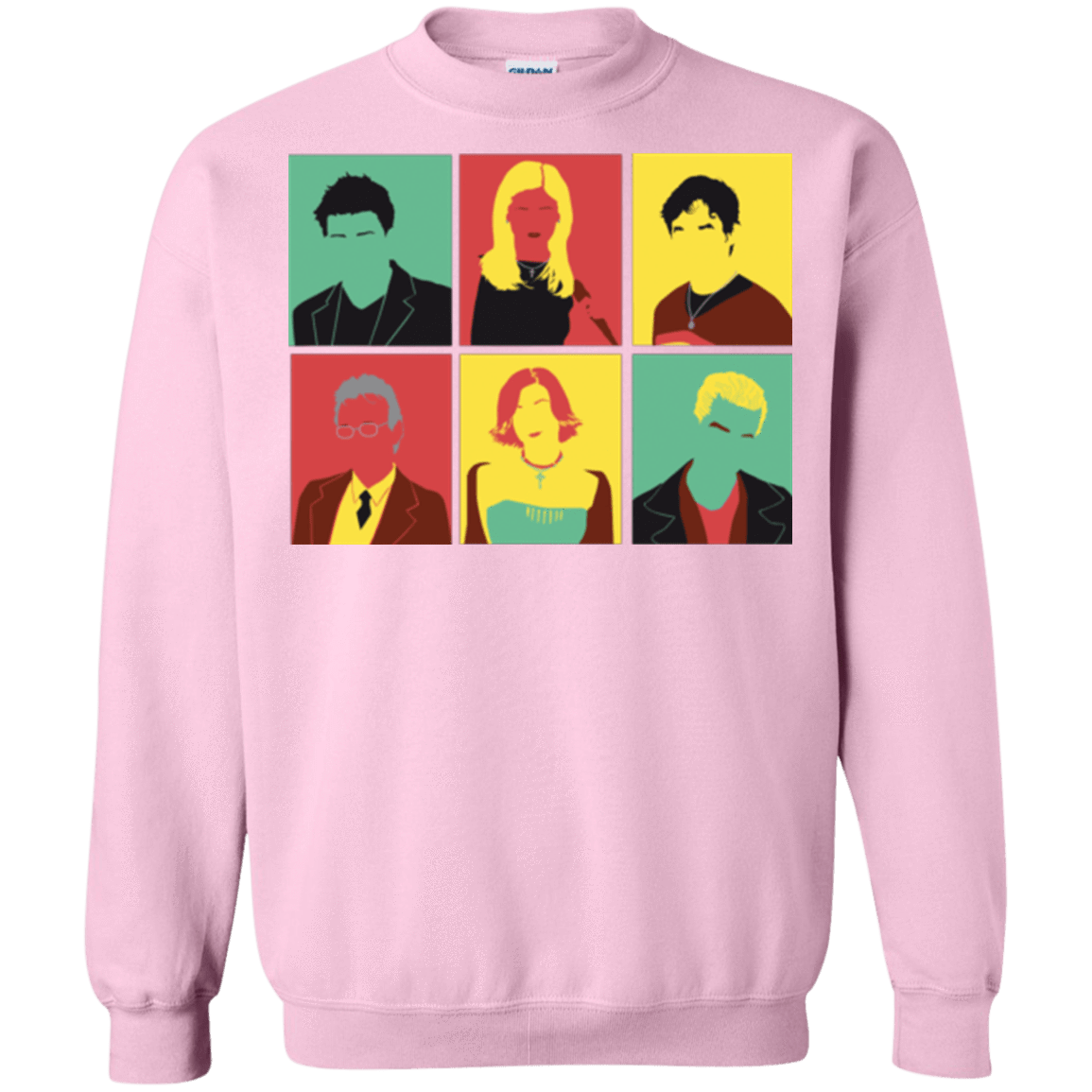 Sweatshirts Light Pink / Small Slayer pop Crewneck Sweatshirt