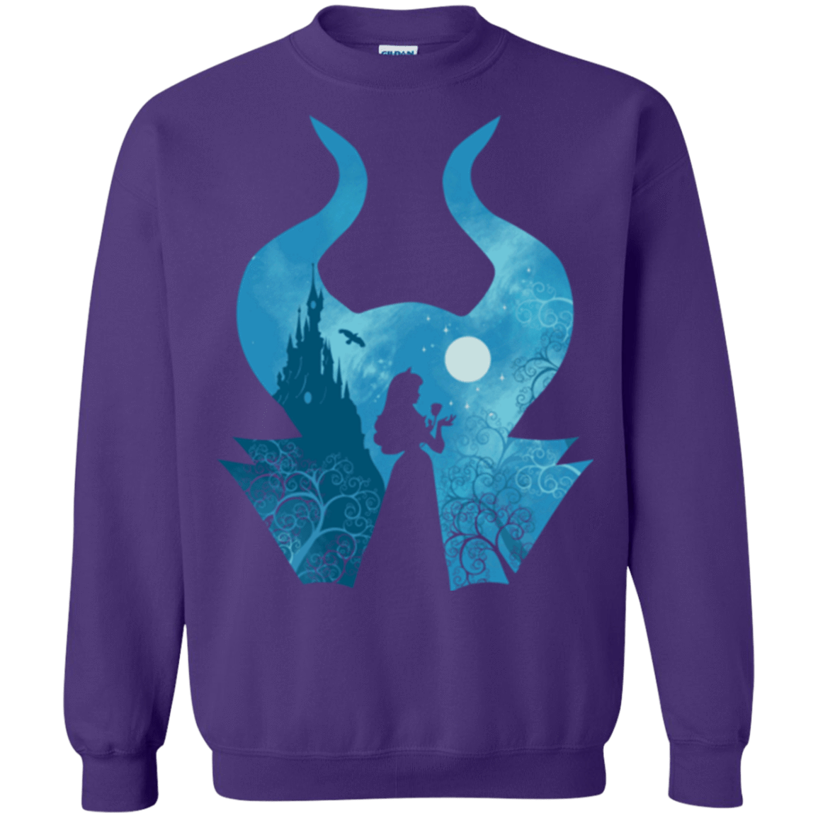 Sweatshirts Purple / S Sleeping Portrait Crewneck Sweatshirt