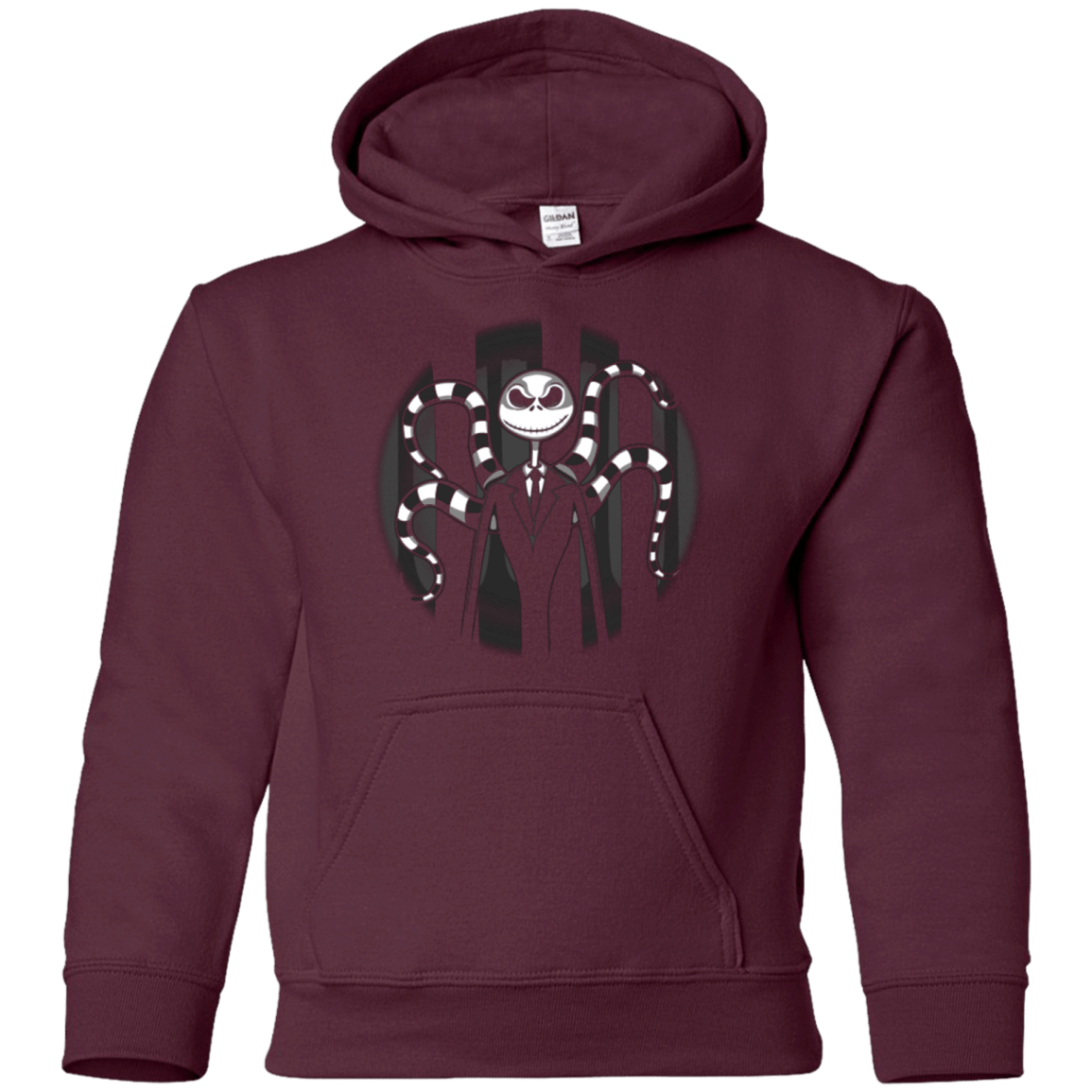 Sweatshirts Maroon / YS SLENDER JACK Youth Hoodie