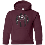 Sweatshirts Maroon / YS SLENDER JACK Youth Hoodie