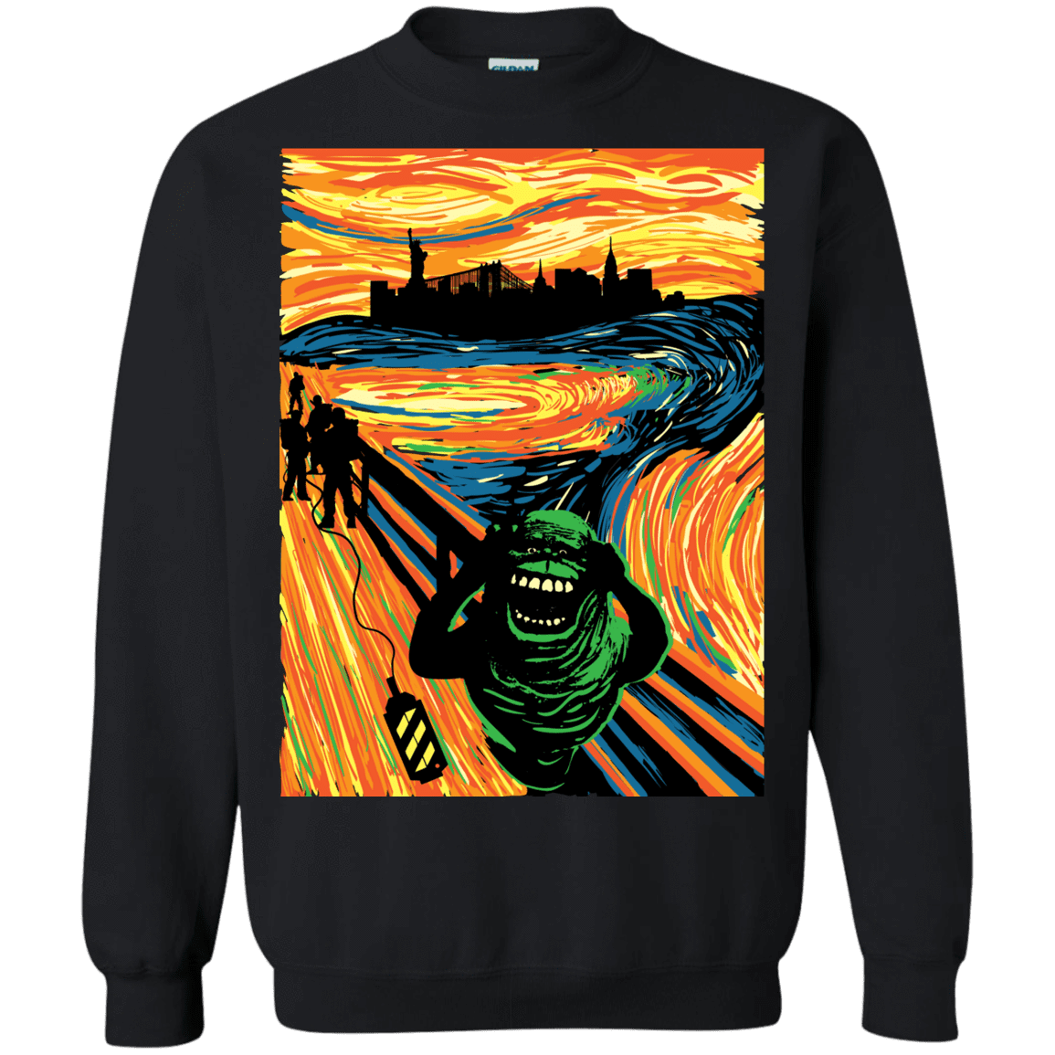 Sweatshirts Black / S Slimer's Scream Crewneck Sweatshirt