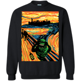 Sweatshirts Black / S Slimer's Scream Crewneck Sweatshirt