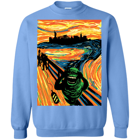 Sweatshirts Carolina Blue / S Slimer's Scream Crewneck Sweatshirt