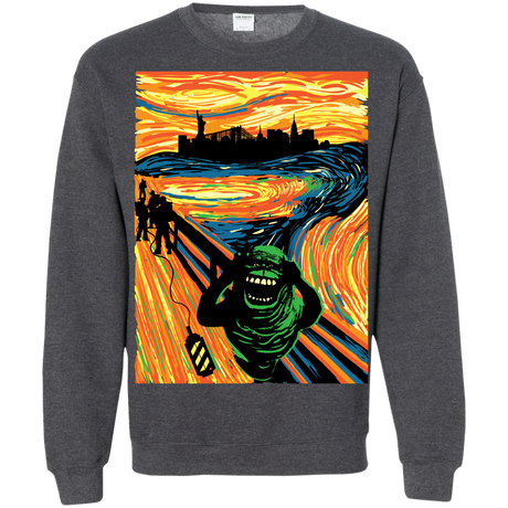 Sweatshirts Dark Heather / S Slimer's Scream Crewneck Sweatshirt