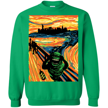 Sweatshirts Irish Green / S Slimer's Scream Crewneck Sweatshirt