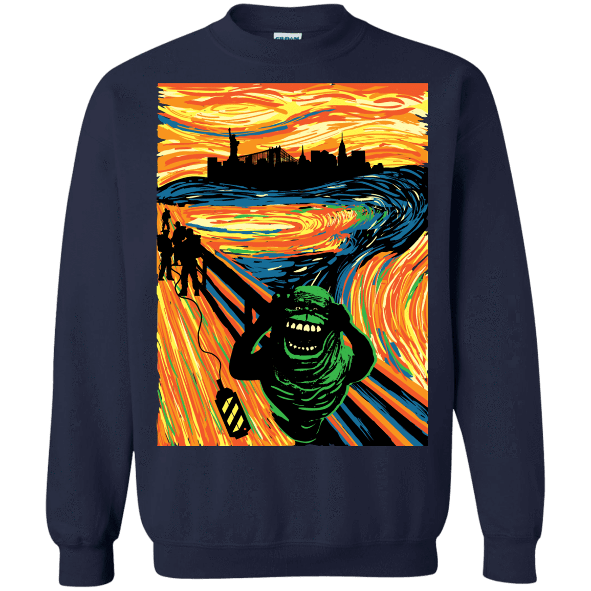Sweatshirts Navy / S Slimer's Scream Crewneck Sweatshirt