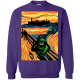 Sweatshirts Purple / S Slimer's Scream Crewneck Sweatshirt