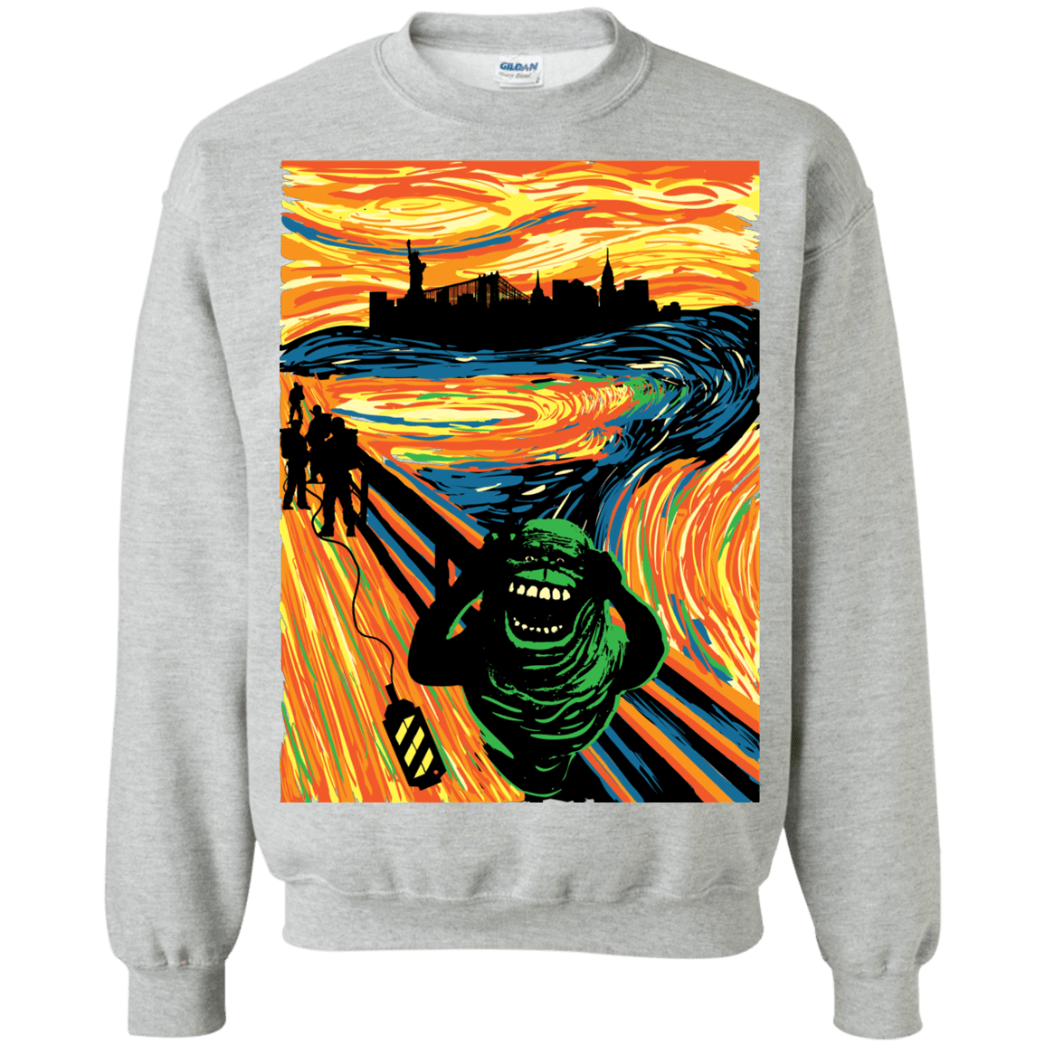 Sweatshirts Sport Grey / S Slimer's Scream Crewneck Sweatshirt
