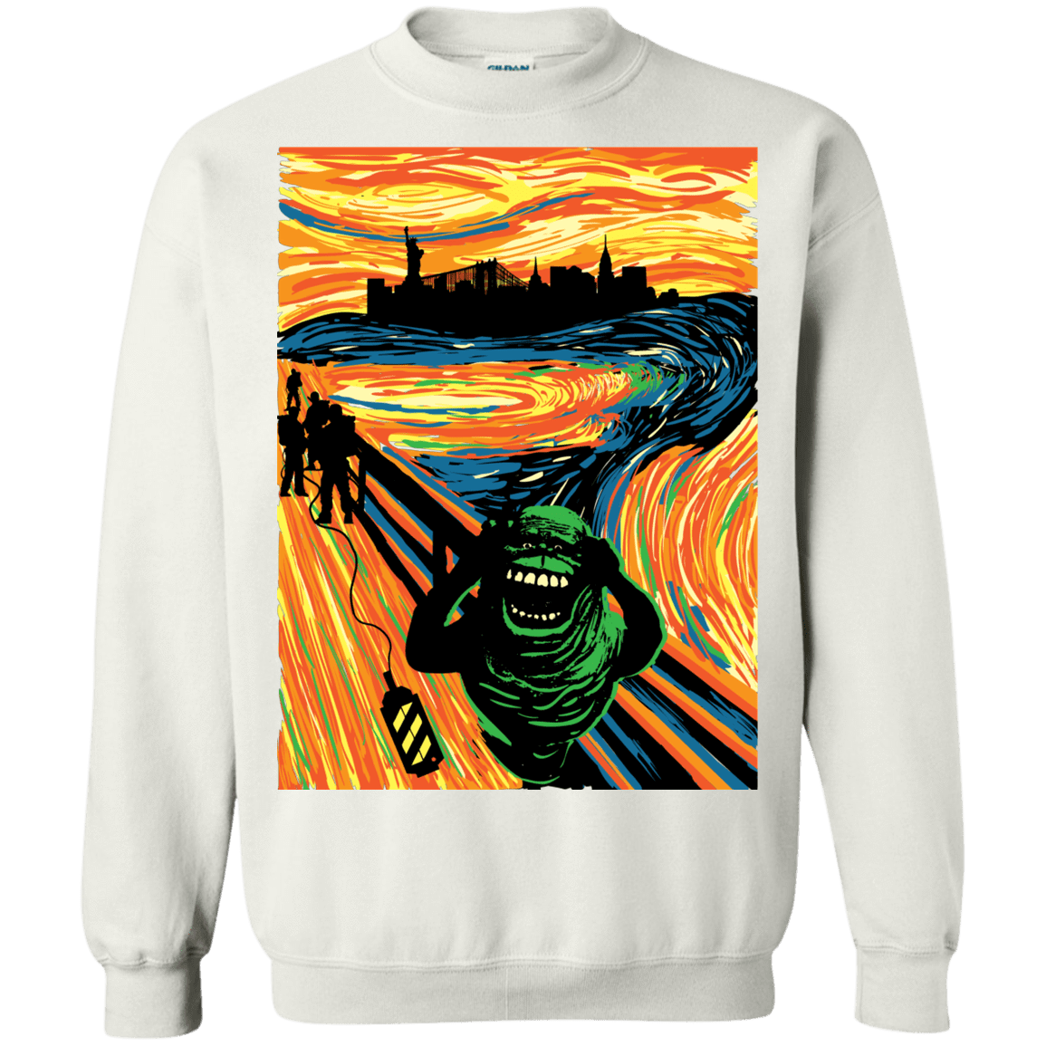 Sweatshirts White / S Slimer's Scream Crewneck Sweatshirt