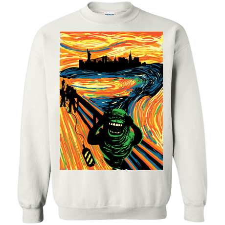 Sweatshirts White / S Slimer's Scream Crewneck Sweatshirt