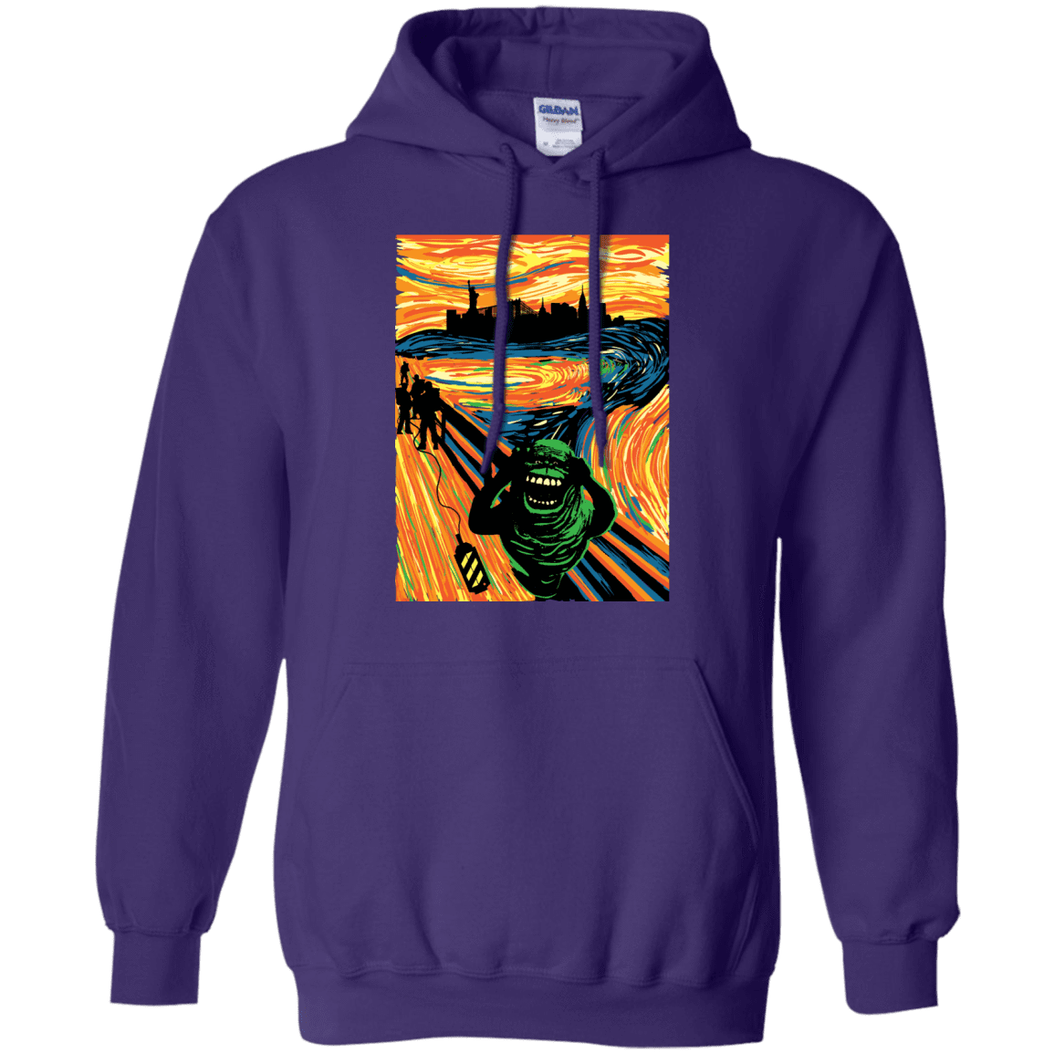Sweatshirts Purple / S Slimer's Scream Pullover Hoodie