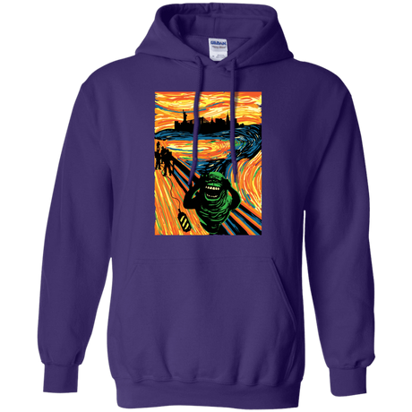 Sweatshirts Purple / S Slimer's Scream Pullover Hoodie