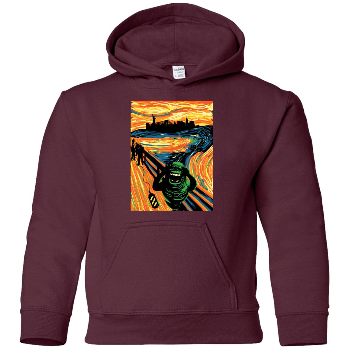 Sweatshirts Maroon / YS Slimer's Scream Youth Hoodie