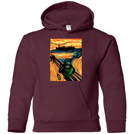 Sweatshirts Maroon / YS Slimer's Scream Youth Hoodie