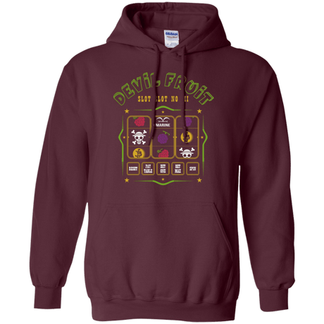 Sweatshirts Maroon / Small Slot slot Pullover Hoodie