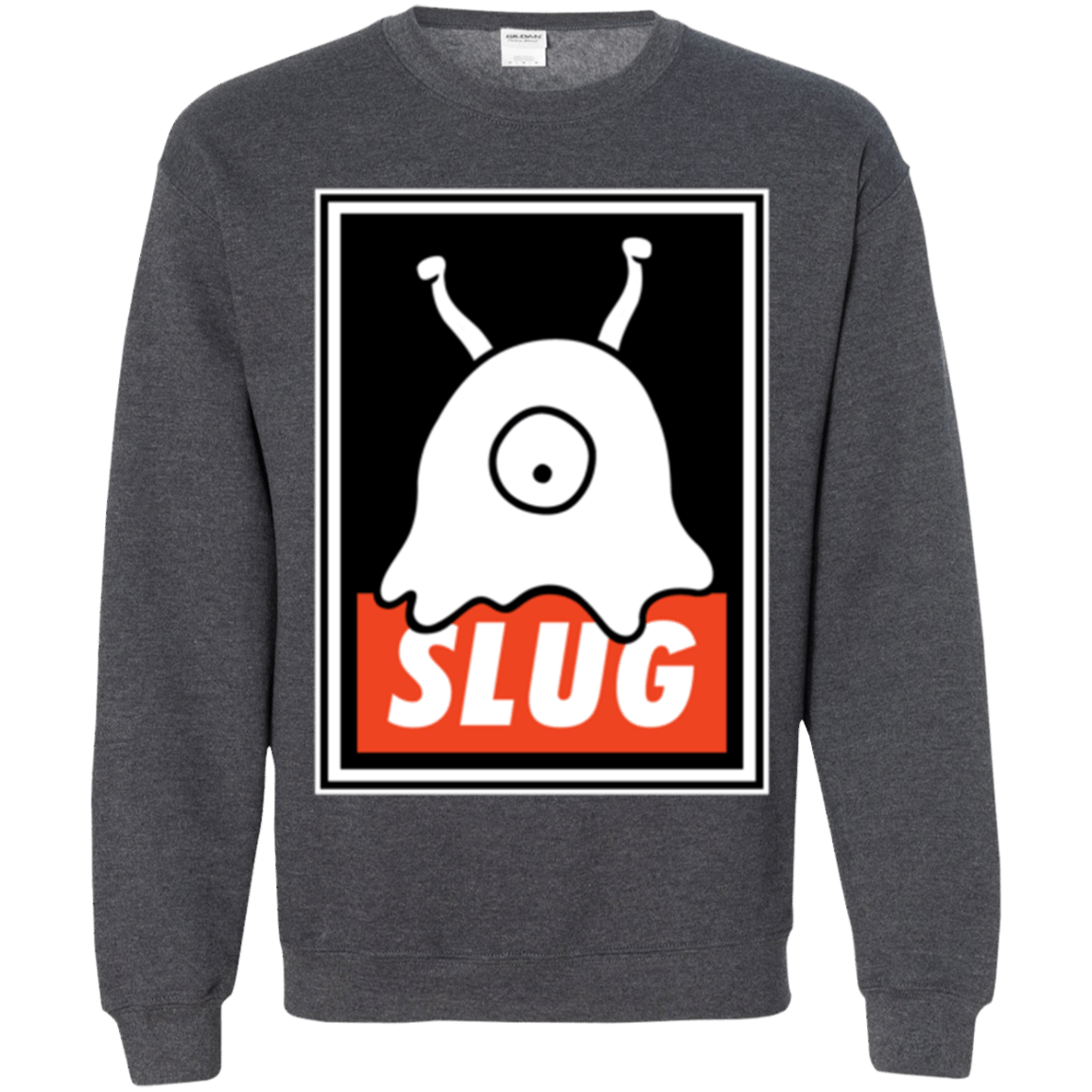 Sweatshirts Dark Heather / Small Slug Crewneck Sweatshirt