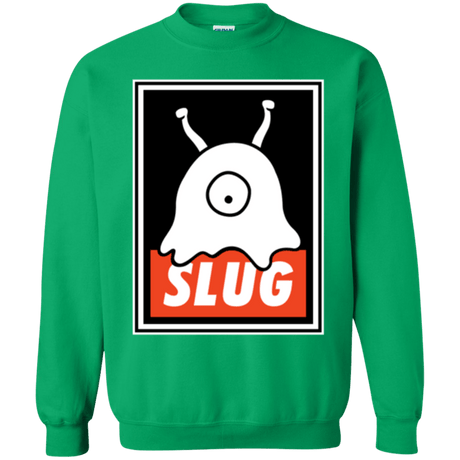 Sweatshirts Irish Green / Small Slug Crewneck Sweatshirt
